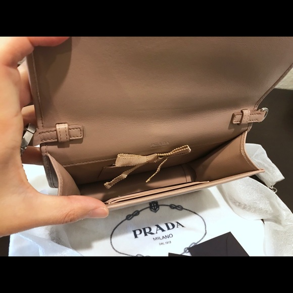 Sold. Prada Diagramme Nappa Leather Shoulder Bag - Picture 5 of 8